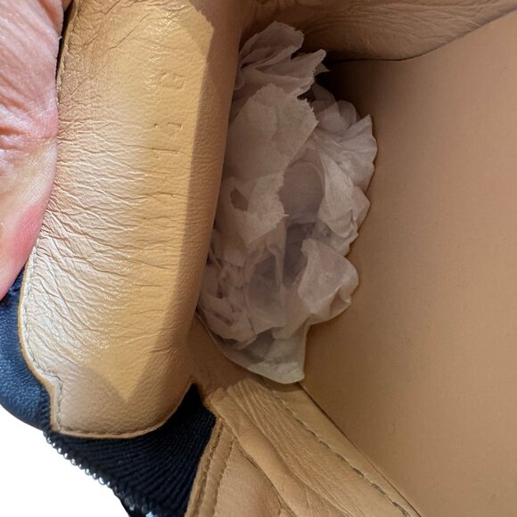 Gucci Ghost Navy Blue Monogram Star Men's Slip on Sneakers Size 14 - Picture 7 of 9